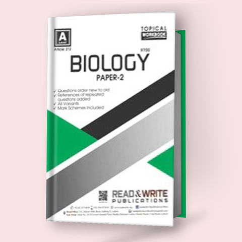 Cambridge A-Level Biology (9700) Paper-2 Topical R&W 212