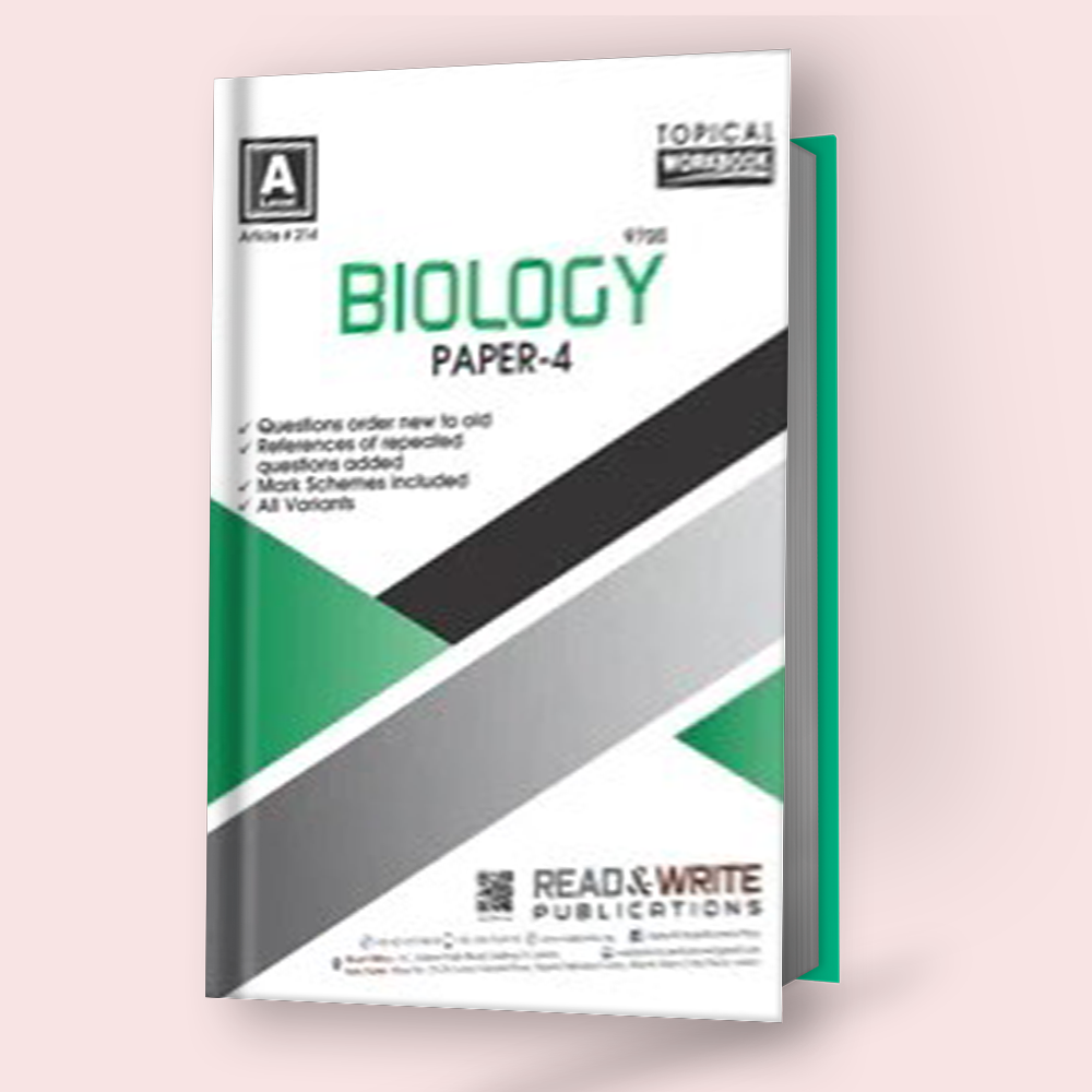 Cambridge A-Level Biology (9700) Paper-4 Topical R&W 214
