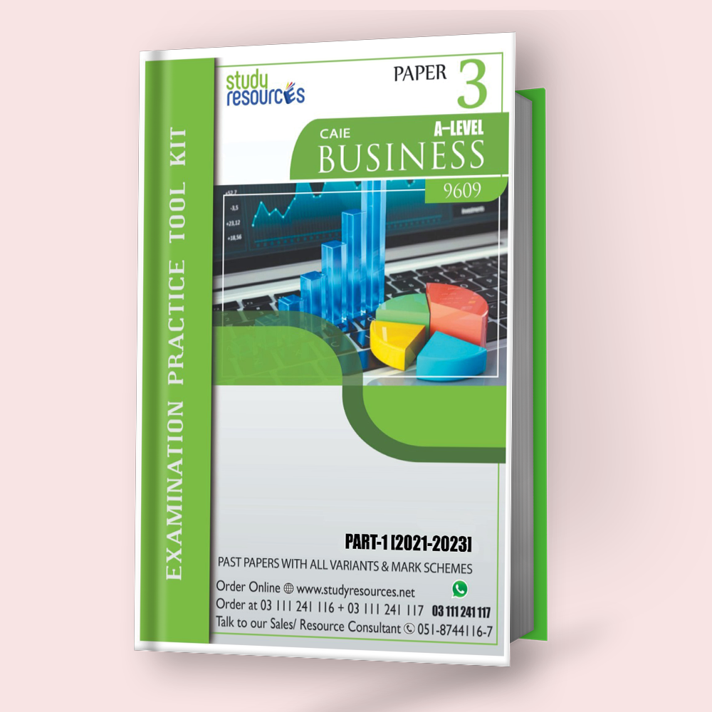Cambridge ALevel Business (9609) P3 Past Papers Part1 (20212023