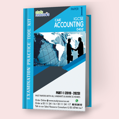 Cambridge IGCSE Accounting (0452) P-1 Past Papers Part-1 (2019-2023)