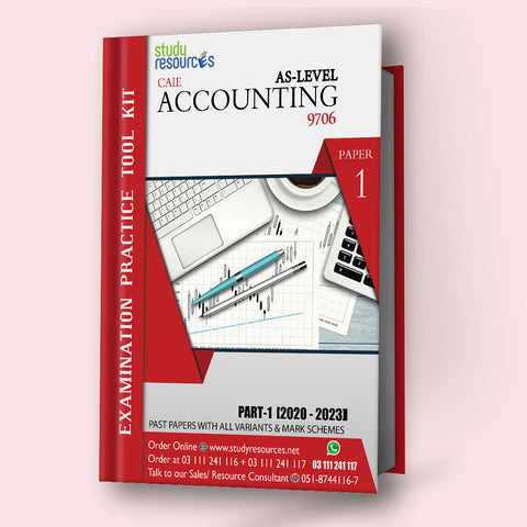 Cambridge AS-Level Accounting (9706) P-1 Past Papers Part-1 (2020-2023) - Study Resources