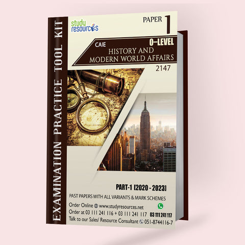 Cambridge O-Level History & MWA (2147) P-1 Past Papers Part-1 (2020-2023)