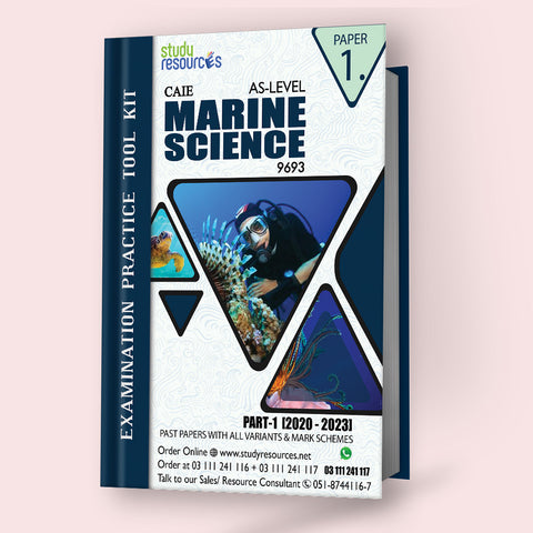 Cambridge AS-Level Marine Science (9693) P-1 Past Papers Part-1 (2020-2023)