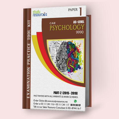 Cambridge AS-Level Psychology (9990) P-1 Past Papers Part-2 (2015-2019) - Study Resources