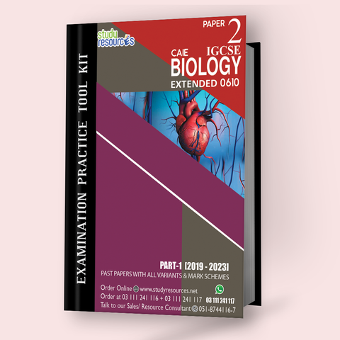 Cambridge IGCSE Biology (0610) P-2 Past Papers Part-1 (2019-2023) Extended