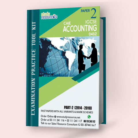 Cambridge IGCSE Accounting (0452) P-2 Past Papers Part-2 (2014-2018)