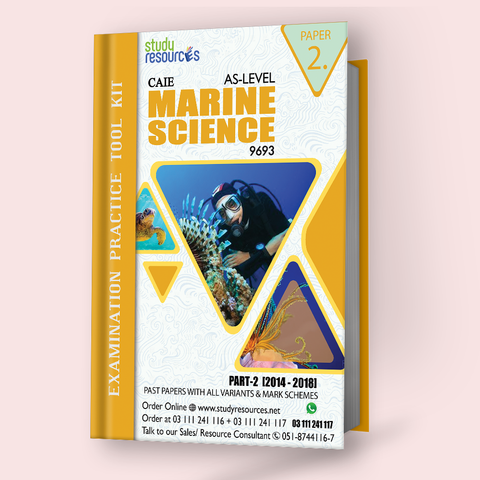 Cambridge AS-Level Marine Science (9693) P-2 Past Papers Part-2 (2014-2018)