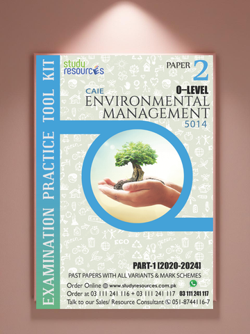 Cambridge O-Level Environmental Management (5014) P-2 Past Papers Part-1 (2020-2024) - Study Resources