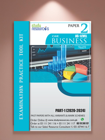 Cambridge AS-Level Business (9609) P-2 Past Papers Part-1 (2020-2024) - Study Resources
