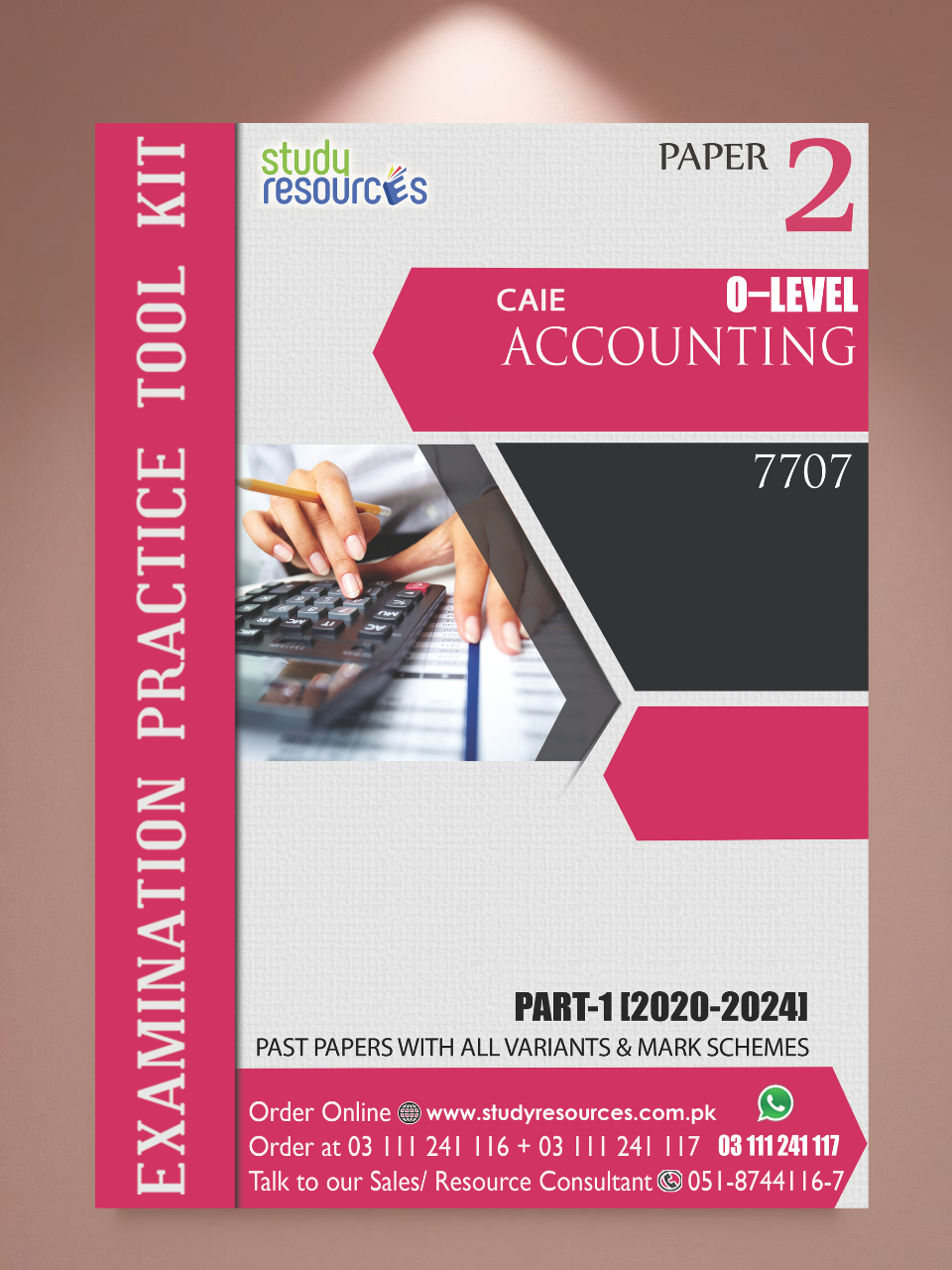 Cambridge O-Level Accounting (7707) P-2 Past Papers Part-1 (2020-2024) - Study Resources