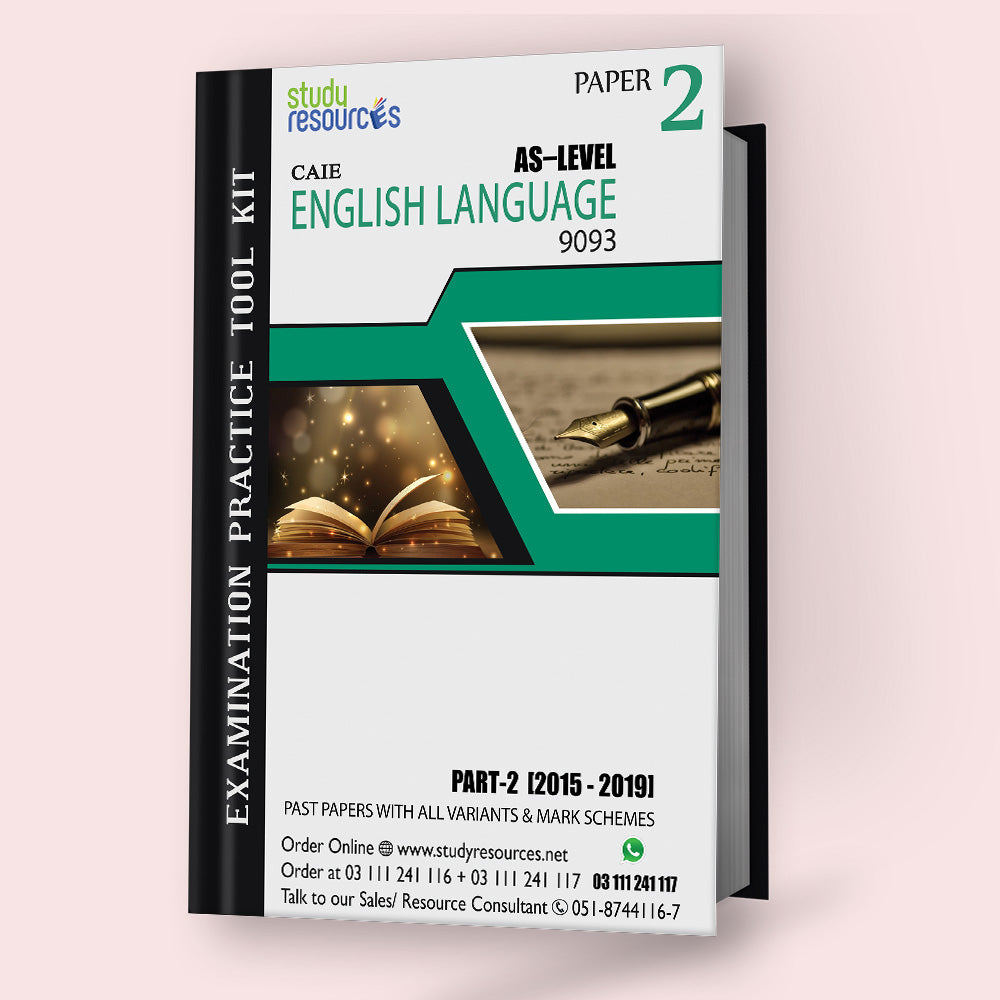 Cambridge AS-Level English Language (9093) P-2 Past Papers Part-2 (2015-2019)