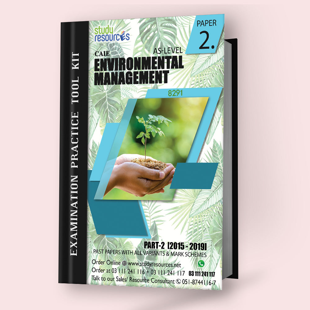 Cambridge AS-Level Environmental Management (8291) P-2 Past Papers Part-2 (2015-2019)