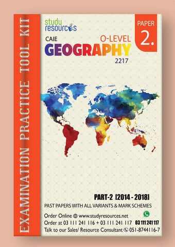 Cambridge O-Level Geography (2217) P-2 Past Papers Part-2 (2014-2018)