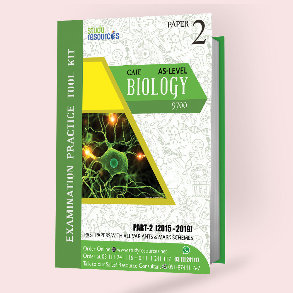 Cambridge AS-Level Biology (9700) P-2 Past Papers Part-2 (2015-2019) - Study Resources
