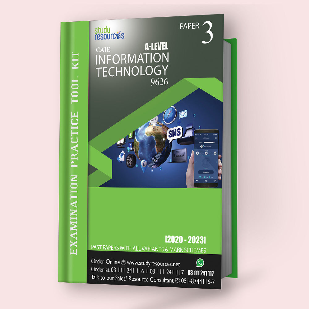 Cambridge A-Level Information Technology (9626) P-3 Past Papers (2020-2023)