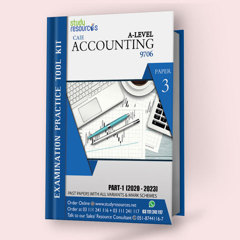 Cambridge A-Level Accounting (9706) P-3 Past Papers Part-1 (2020-2023) - Study Resources