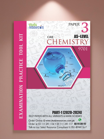 Cambridge AS-Level Chemistry (9701) P-3 Past Papers Part-1 (2020-2024) - Study Resources