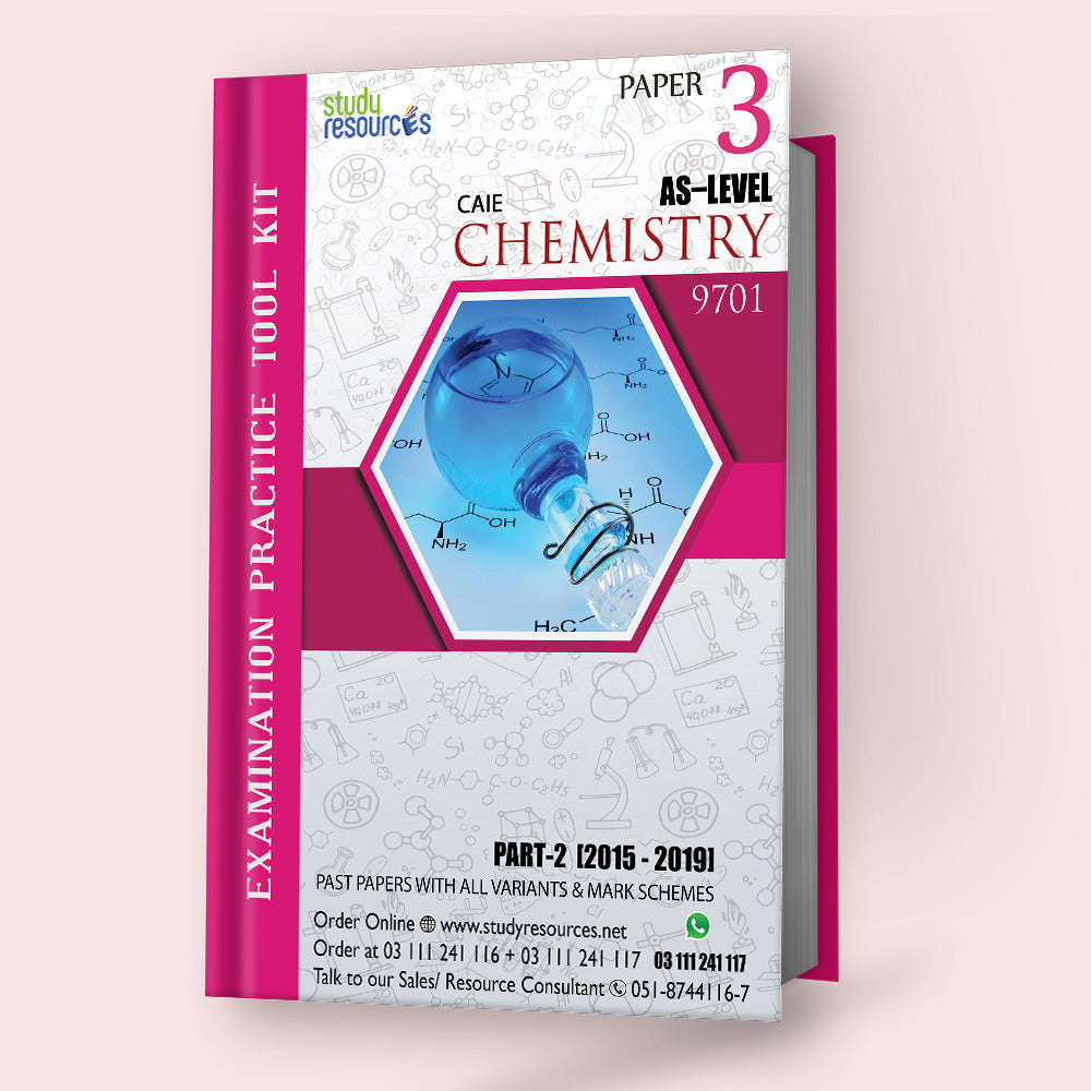 Cambridge AS-Level Chemistry (9701) P-3 Past Papers Part-2 (2015-2019) - Study Resources