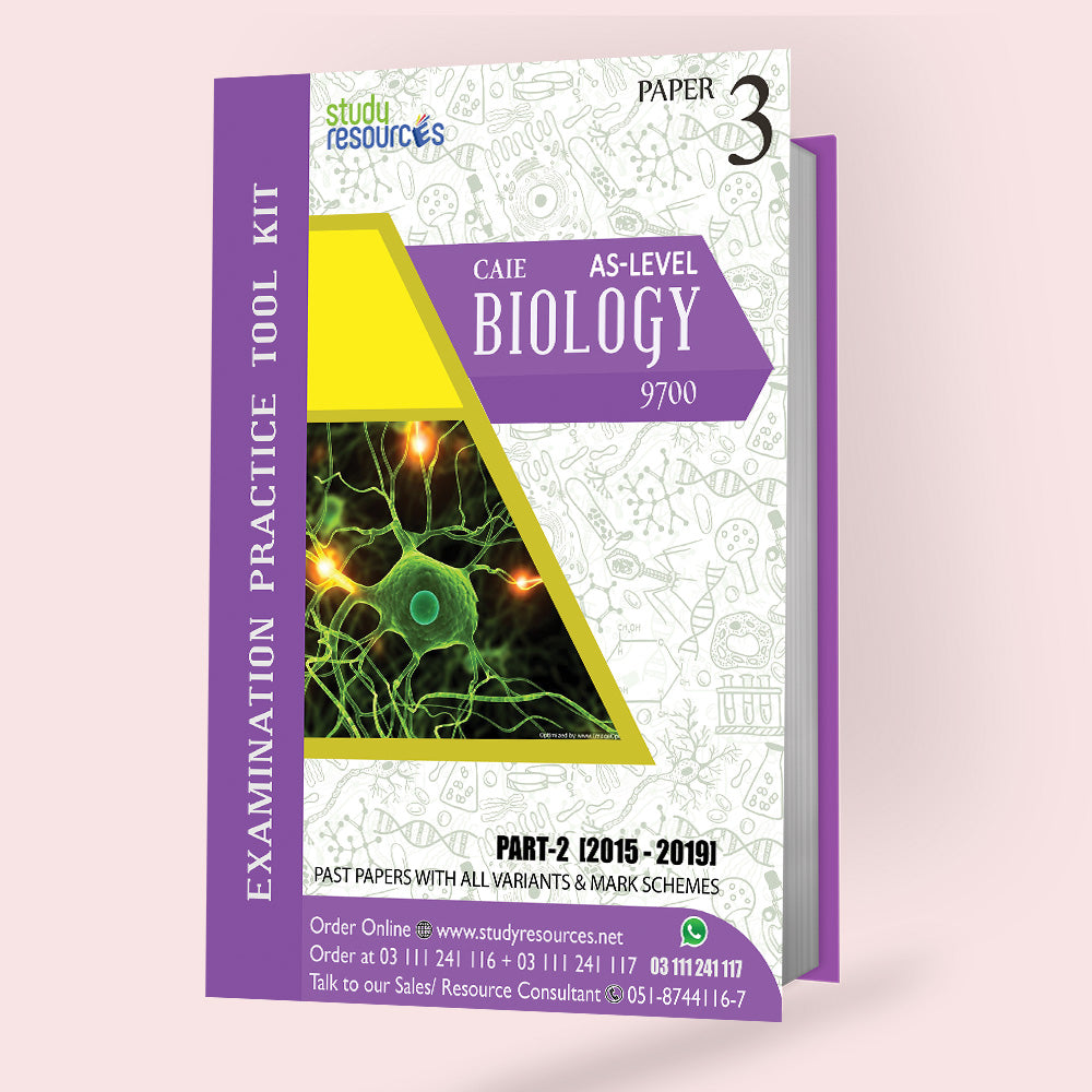 Cambridge AS-Level Biology (9700) P-3 Past Papers Part-2 (2015-2018) - Study Resources