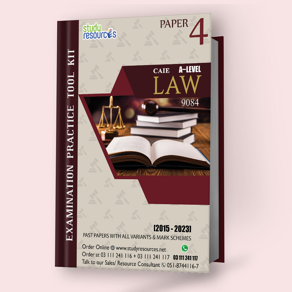 Cambridge A-Level Law (9084) P-4 Past Papers (2015-2023)