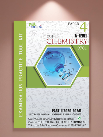 Cambridge A-Level Chemistry (9701) P-4 Past Papers Part-1 (2020-2024) - Study Resources