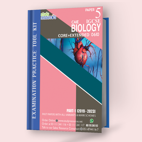 Cambridge IGCSE Biology (0610) P-5 Past Papers Part-1 (2019-2023) Core+Extended
