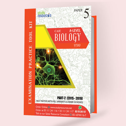 Cambridge A-Level Biology (9700) P-5 Past Papers Part-2 (2015-2019) - Study Resources