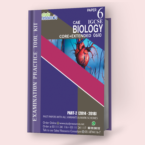 Cambridge IGCSE Biology (0610) P-6 Past Papers Part-2 (2014-2018) Core+Extended