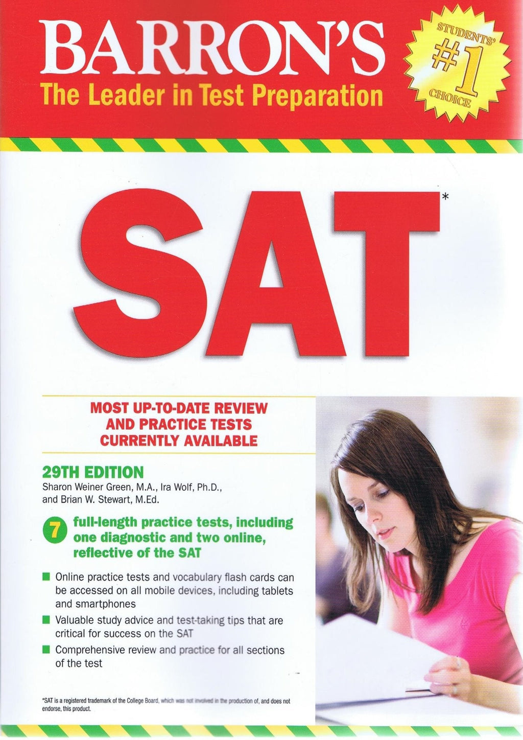 Barron's SAT Test Preparation (29th Edition)