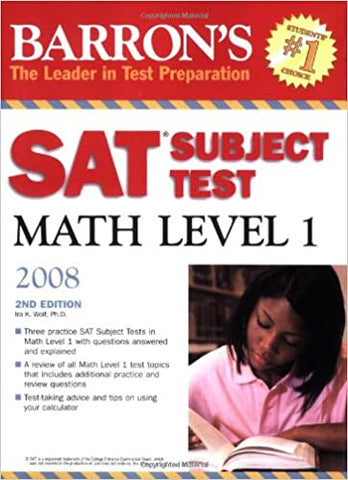 Barron's SAT Subject Test Math Level 1 (2nd Edition)