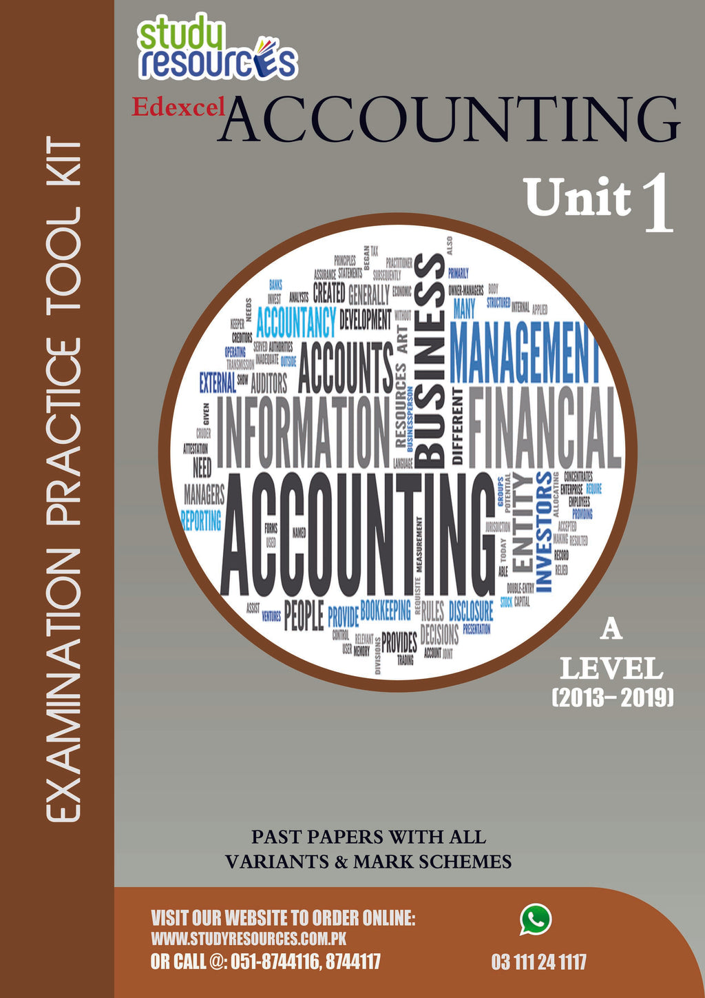 Edexcel A-Level Accounting Unit-1 Past Papers (2013-2019)