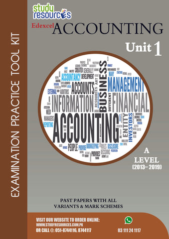 Edexcel A-Level Accounting Unit-1 Past Papers (2013-2019)