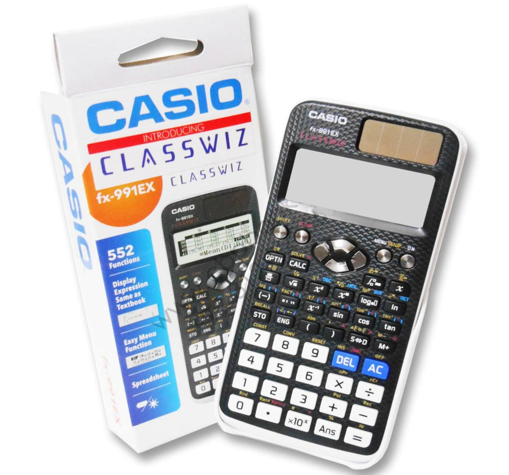 Casio FX-991CEX Scientific Calculator - Black, 12-Digit Display, ClassWiz Series