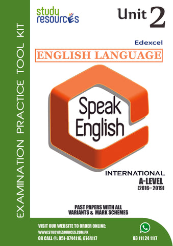 Edexcel A-Level English Language Unit-2 Past Papers (2016-2019)