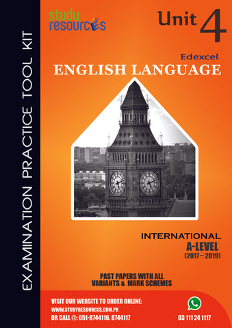 Edexcel A-Level English Language Unit-4 Past Papers (2017-2019)