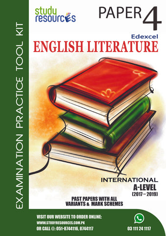 Edexcel A-Level English Literature P-4 Past Papers (2017-2019)
