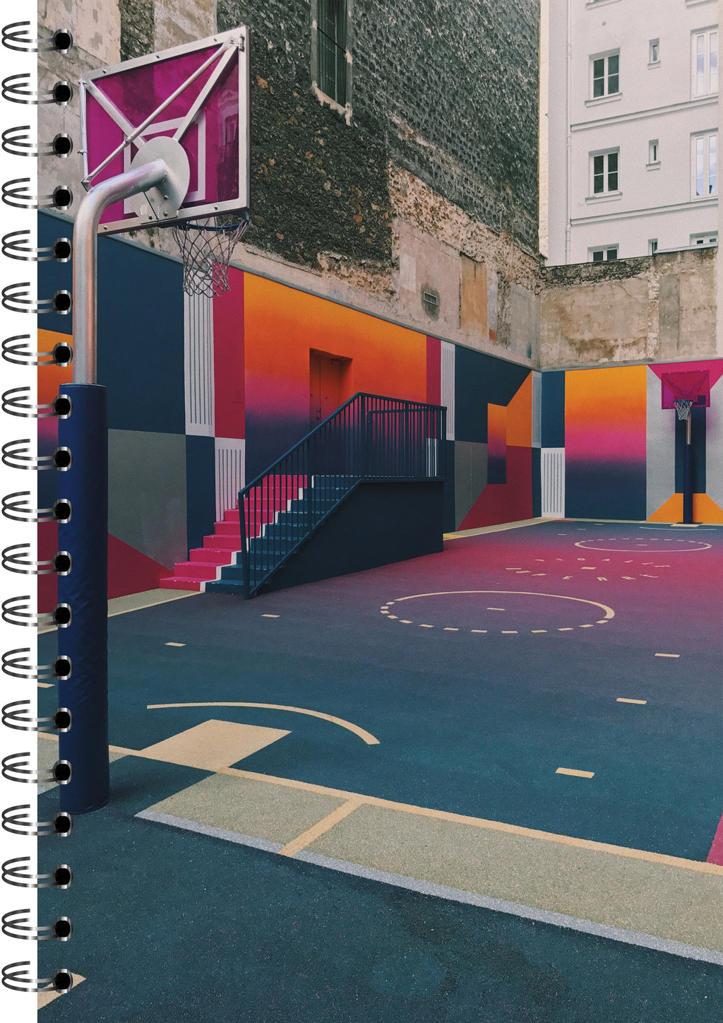 Basketball-Court Notebook