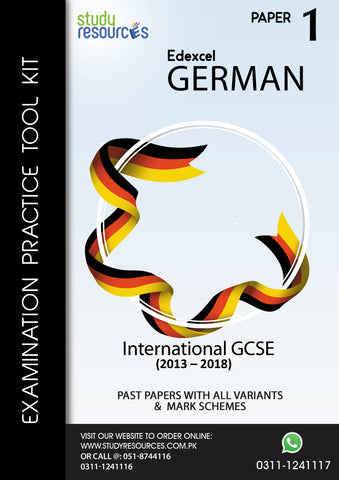 Edexcel IGCSE German P-1 Past Papers (2013-2018)