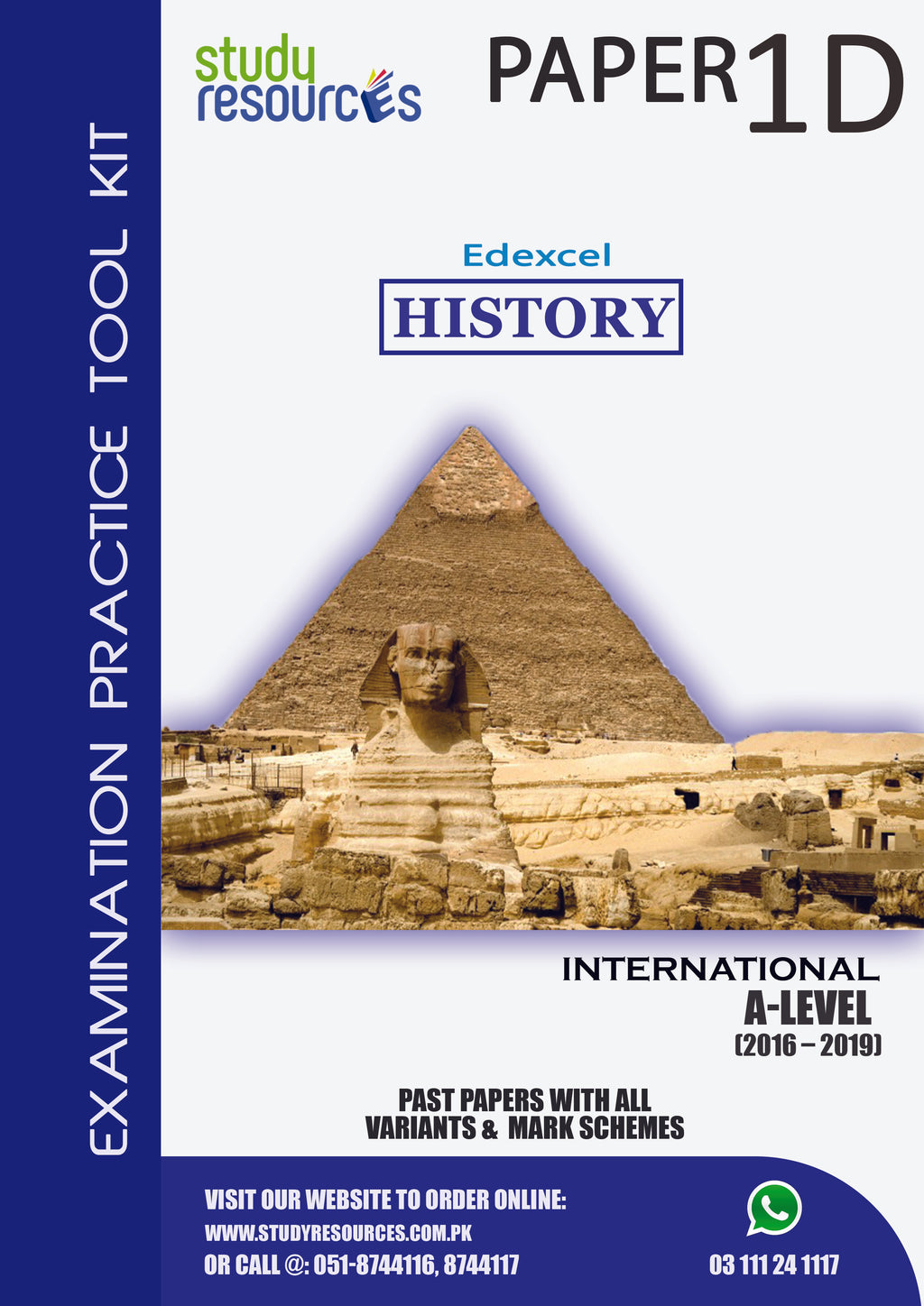Edexcel A-Level History P-1D Past Papers (2016-2019)