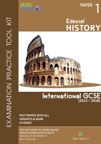 Edexcel IGCSE History P-1 Past Papers (2013-2018)