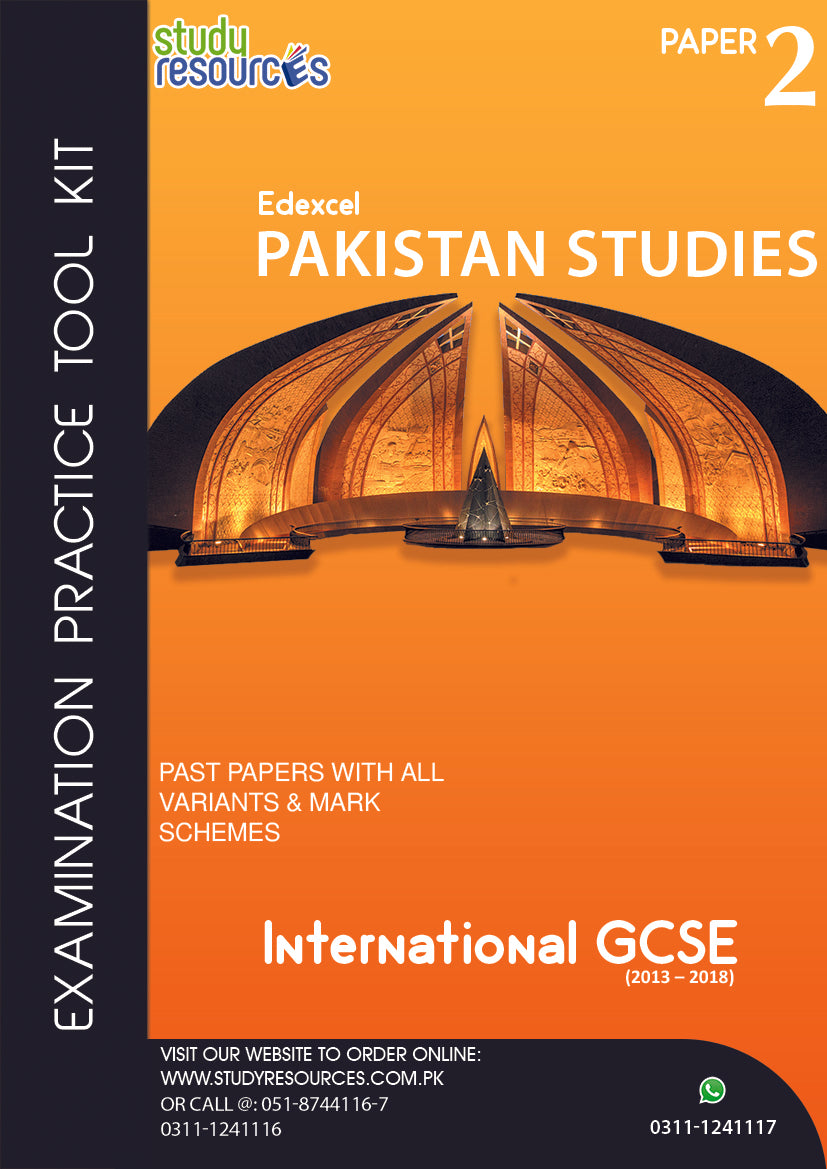 Edexcel IGCSE Pakistan Studies P-2 Past Papers (2013-2018)