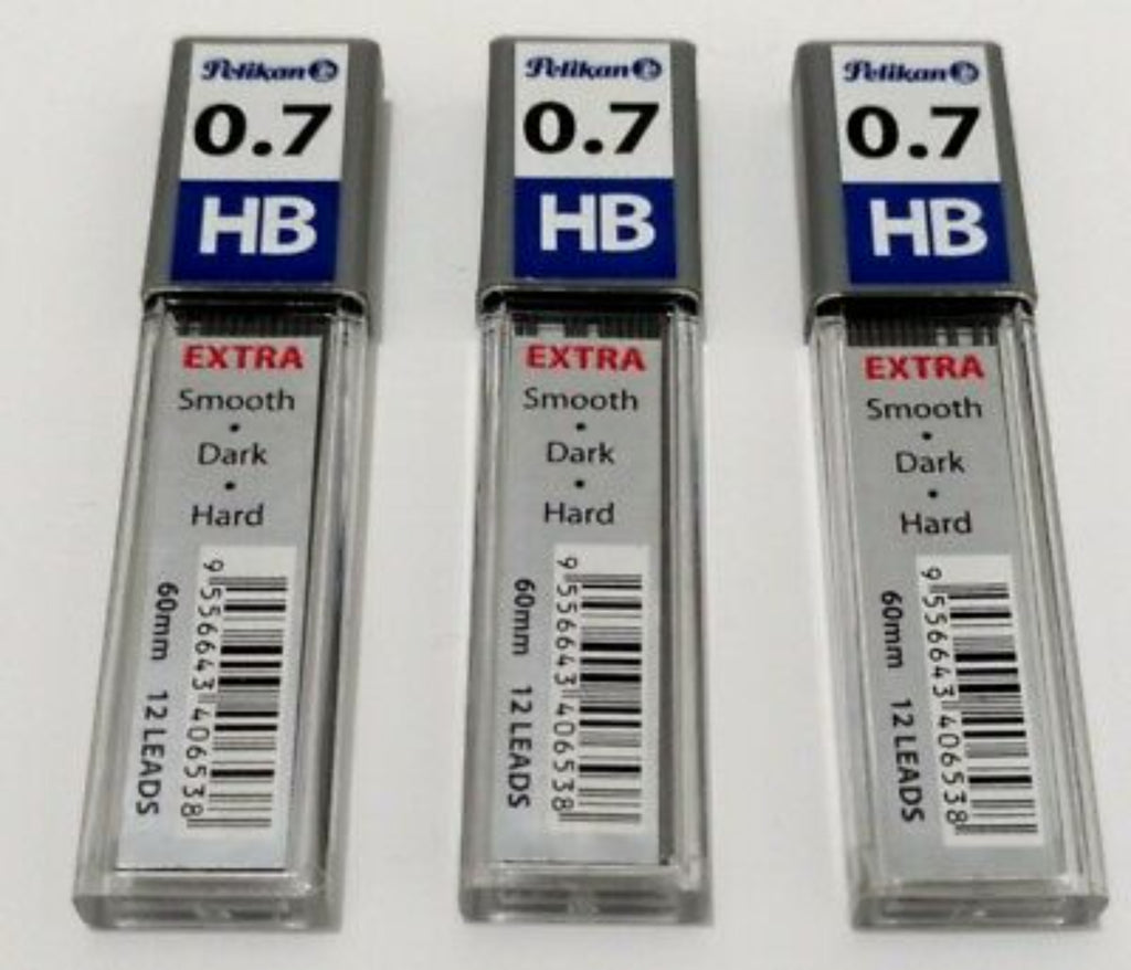 Pelikan HB Mechanical Pencil Leads 0.7mm (3-Pieces)