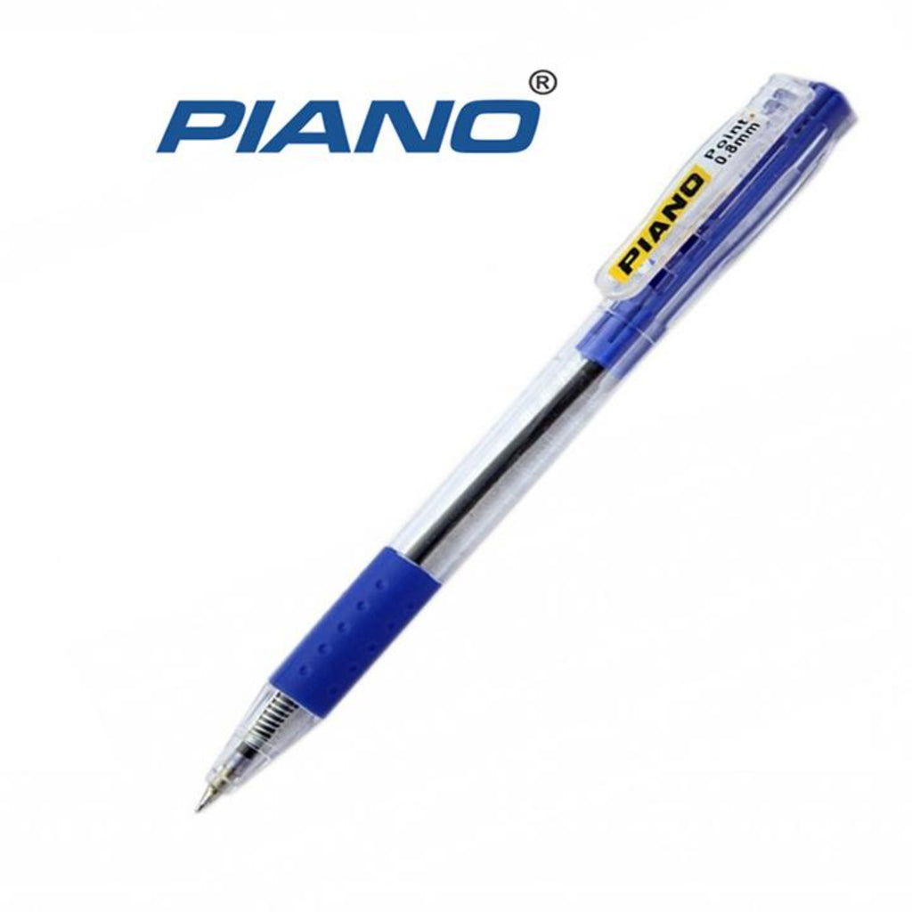 Piano Point Ball Point Pen (0.8mm) (Box of 10 Pens) Stationary Piano 