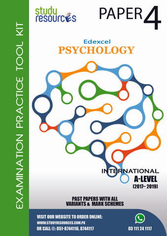Edexcel A-Level Psychology P-4 Past Papers (2017-2019)
