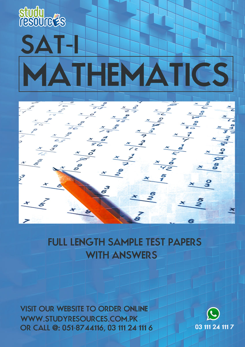 Sat Math Model Paper SAT-I Maths Full Length Sample Test Papers – Study Resources