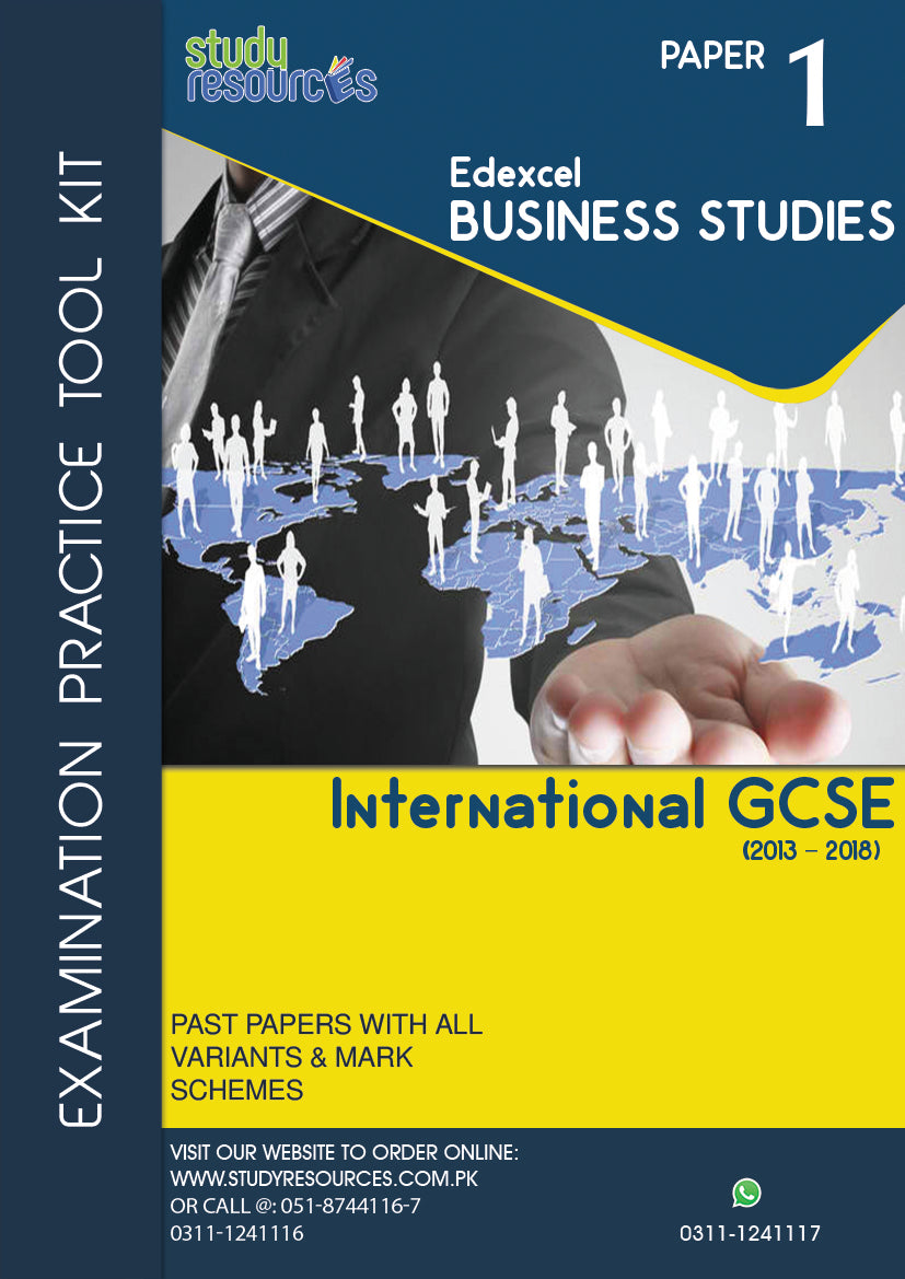 Edexcel IGCSE Business Studies P-1 Past Papers (2013-2018)