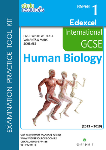 Edexcel IGCSE Human Biology Paper-1 Past Papers (2013-2019)