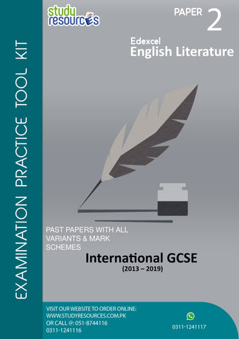 Edexcel IGCSE English Literature Paper-2 Past Papers (2013-2019)