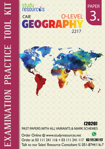 Cambridge O-Level Geography (2217) P-3 Past Papers (2020-2022)
